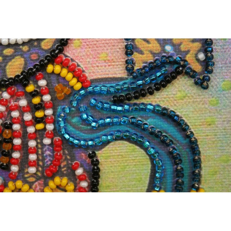Mini Bead embroidery kit Snoozing