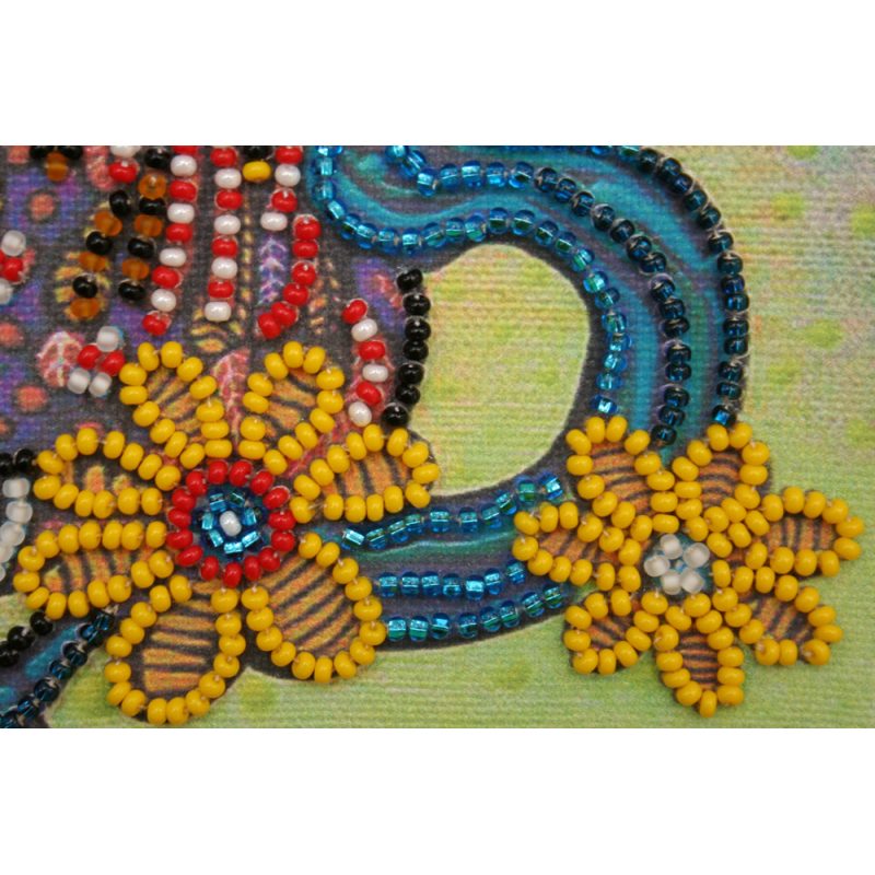 Mini Bead embroidery kit Snoozing