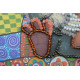 Mini Bead embroidery kit Owl and cookies