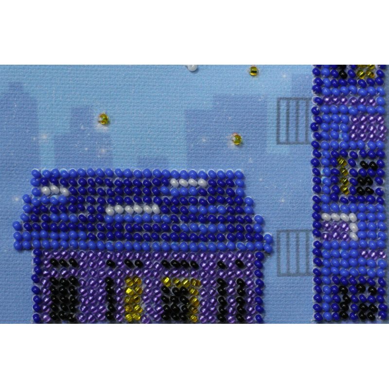 Mini Bead embroidery kit The night city