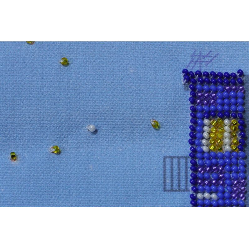 Mini Bead embroidery kit The night city