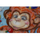 Mini Bead embroidery kit Drummer-girl