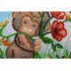 Mini Bead embroidery kit Poppies bunch