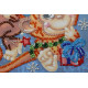 Mini Bead embroidery kit Cheer monkeys