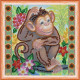 Mini Bead embroidery kit In Jungle