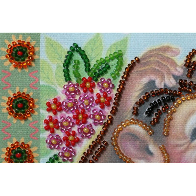 Mini Bead embroidery kit In Jungle