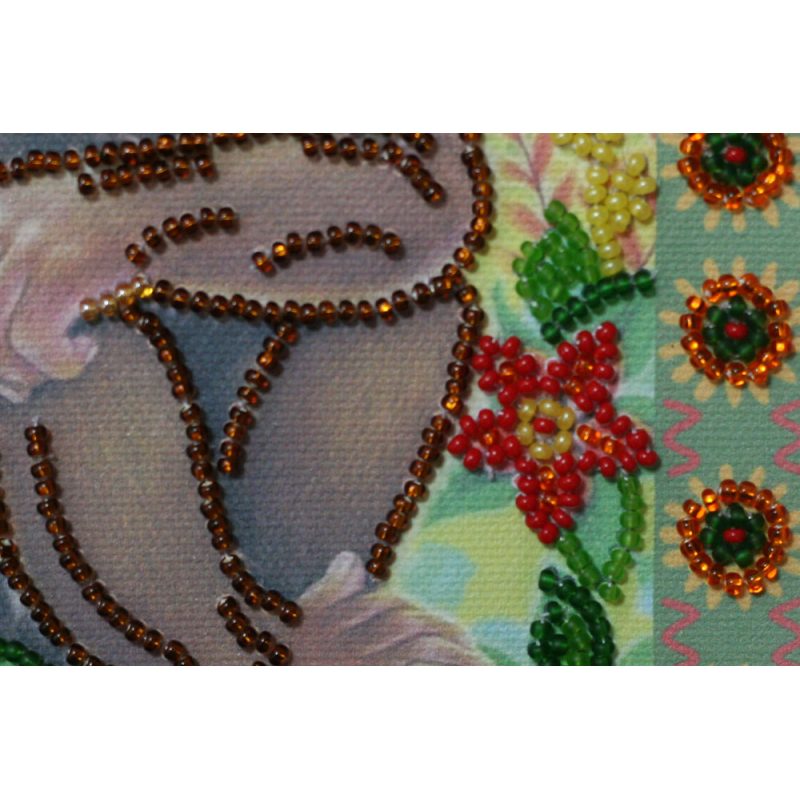 Mini Bead embroidery kit In Jungle
