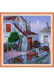 Mini Bead embroidery kit The pink Moon