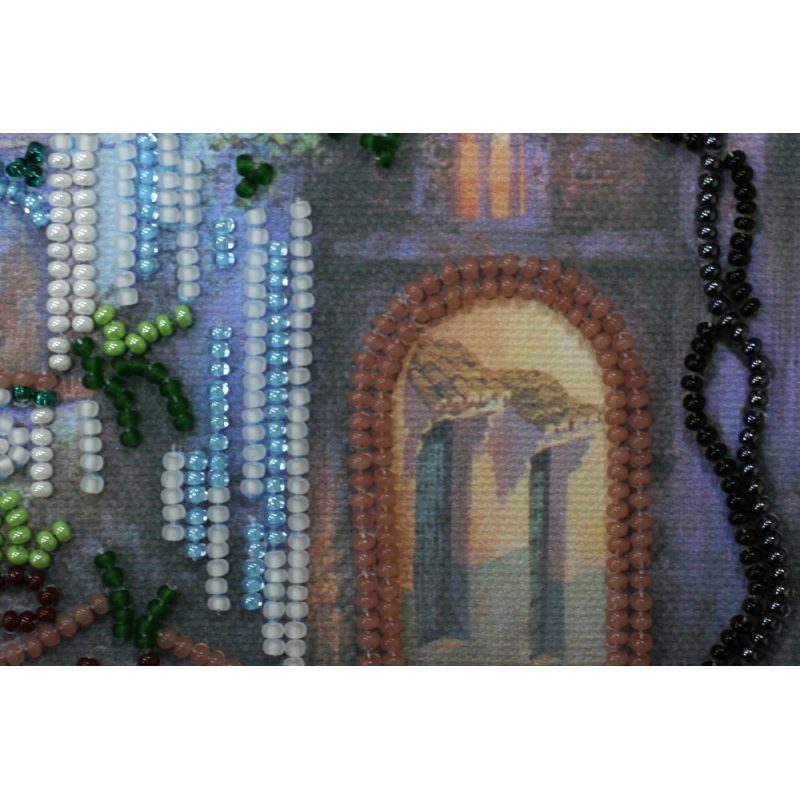 Mini Bead embroidery kit Evening shades