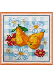 Mini Bead embroidery kit The summer pears