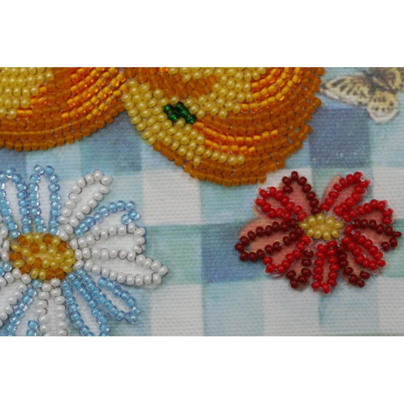 Mini Bead embroidery kit The summer pears