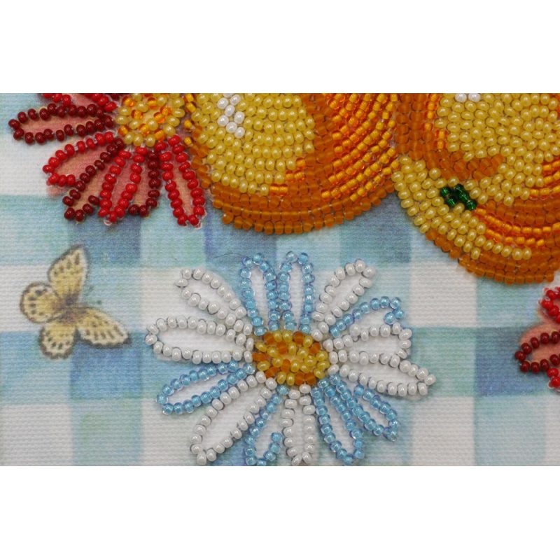 Mini Bead embroidery kit The summer pears