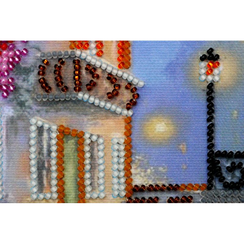 Mini Bead embroidery kit Venice landscape