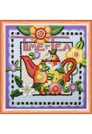 Mini Bead embroidery kit Teatime