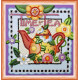 Mini Bead embroidery kit Teatime