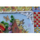 Mini Bead embroidery kit Garden cockerel
