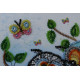 Mini Bead embroidery kit Owl Duet