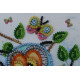 Mini Bead embroidery kit Owl Duet