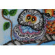 Mini Bead embroidery kit Owl Duet