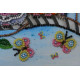 Mini Bead embroidery kit Owl Duet