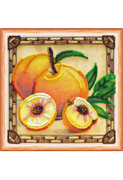 Mini Bead embroidery kit Sunny peaches