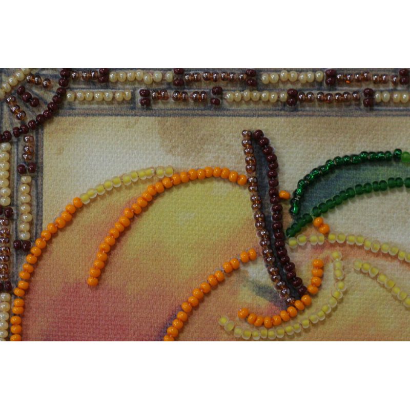 Mini Bead embroidery kit Sunny peaches