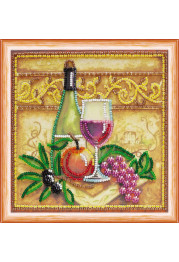 Mini Bead embroidery kit Grapes and vine