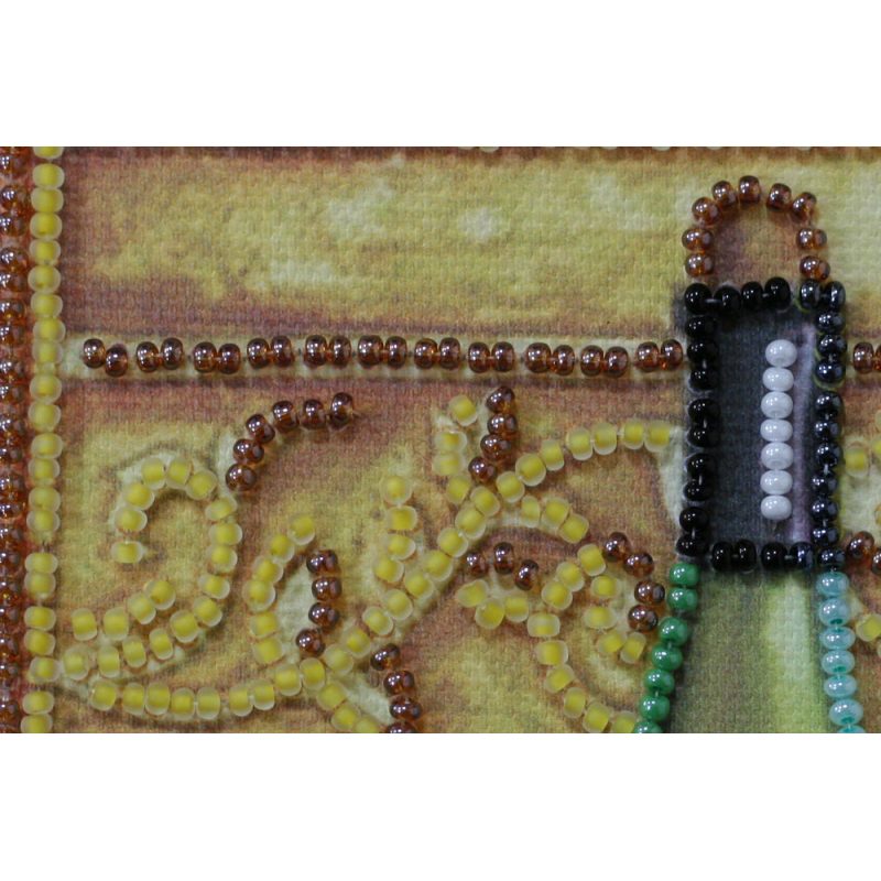 Mini Bead embroidery kit Grapes and vine