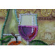Mini Bead embroidery kit Grapes and vine