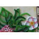 Mini Bead embroidery kit Ripe strawberry