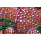 Mini Bead embroidery kit Ripe strawberry