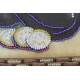 Mini Bead embroidery kit Eggplant