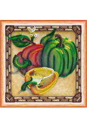 Mini Bead embroidery kit Sweet Peppers