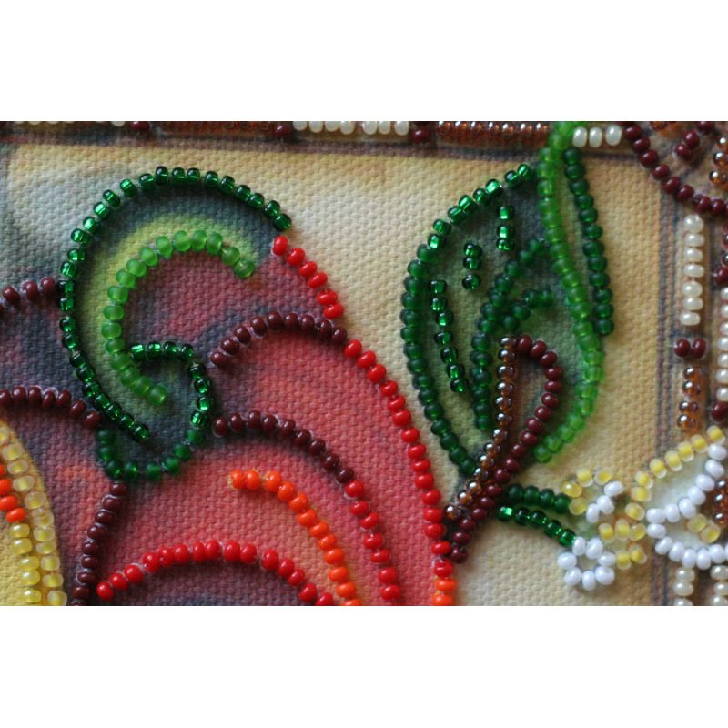 Mini Bead embroidery kit Sweet Peppers