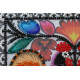 Mini Bead embroidery kit Two cockerels