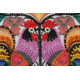 Mini Bead embroidery kit Two cockerels
