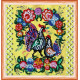 Mini Bead embroidery kit Gorodets painting