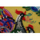 Mini Bead embroidery kit Gorodets painting