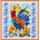 Mini Bead embroidery kit Call of the cockerel