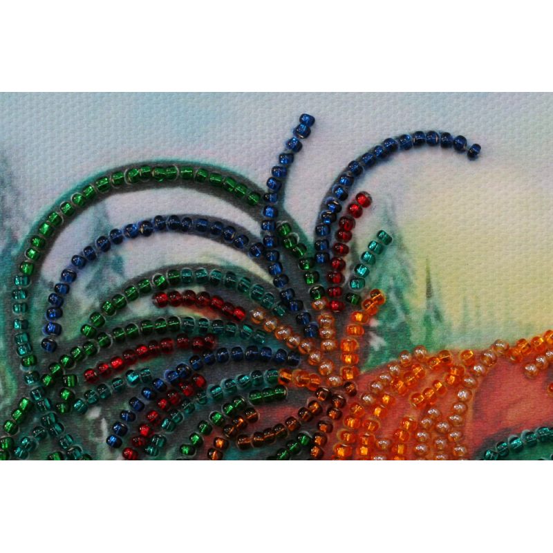 Mini Bead embroidery kit Happy Christmas