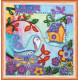 Mini Bead embroidery kit Spring for birds