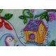 Mini Bead embroidery kit Spring for birds