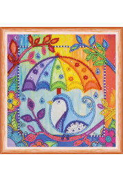 Mini Bead embroidery kit Summer rain
