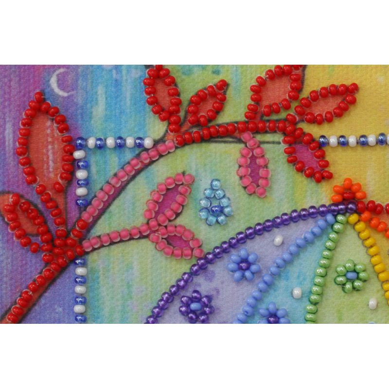 Mini Bead embroidery kit Summer rain