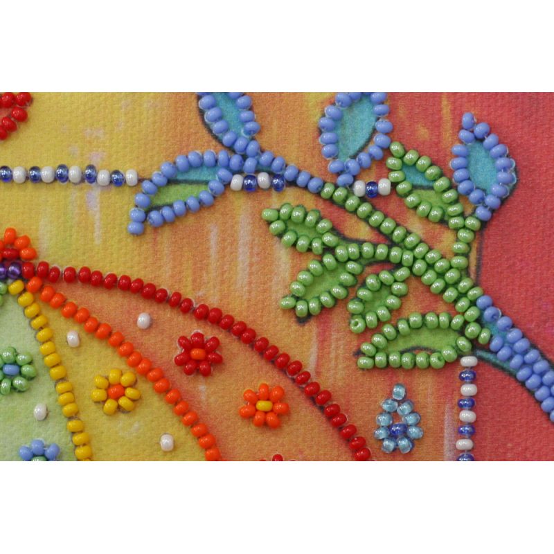 Mini Bead embroidery kit Summer rain