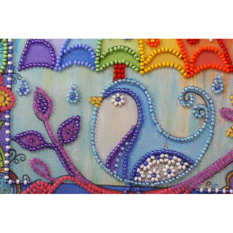 Mini Bead embroidery kit Summer rain