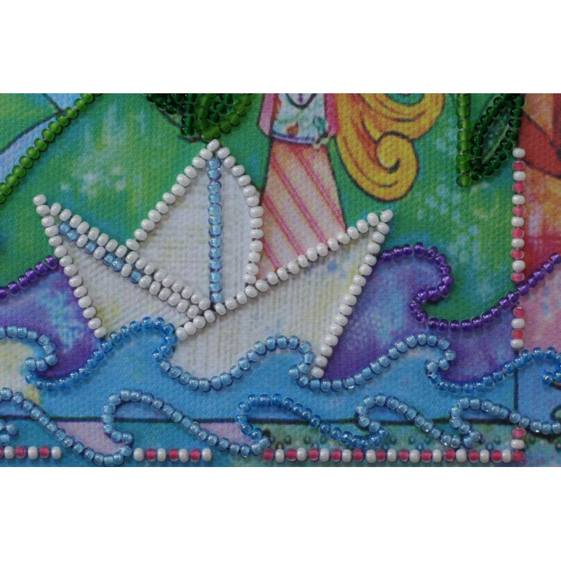 Mini Bead embroidery kit The voice of the stream