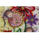 Mini Bead embroidery kit Colored moths