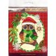 Mini Bead embroidery kit Christmas motif