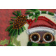 Mini Bead embroidery kit Christmas motif